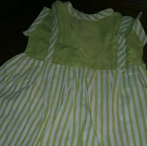 Vintage Yellow Newborn Dress shirt Blouse Top